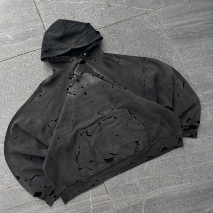 grail 90s distressed hoodie - L