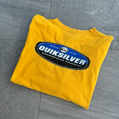 90s quiksilver quad hit longsleeve - XL