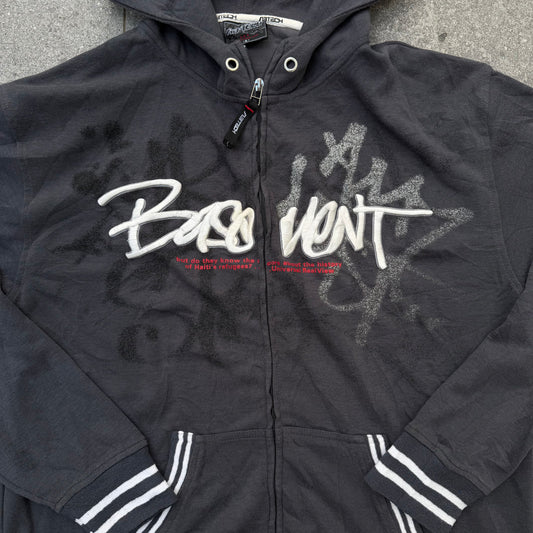 ab-tech graffiti varsity hoodie - M