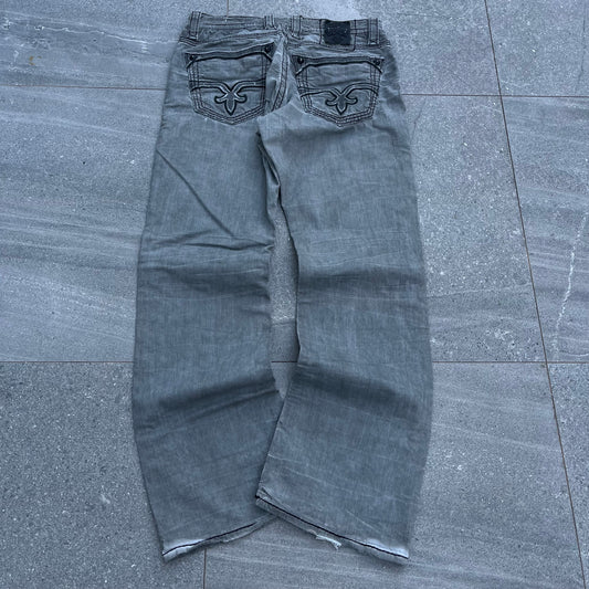 a single white tear ran down my pants when i saw these . rock revival bootcuts - 34x34”