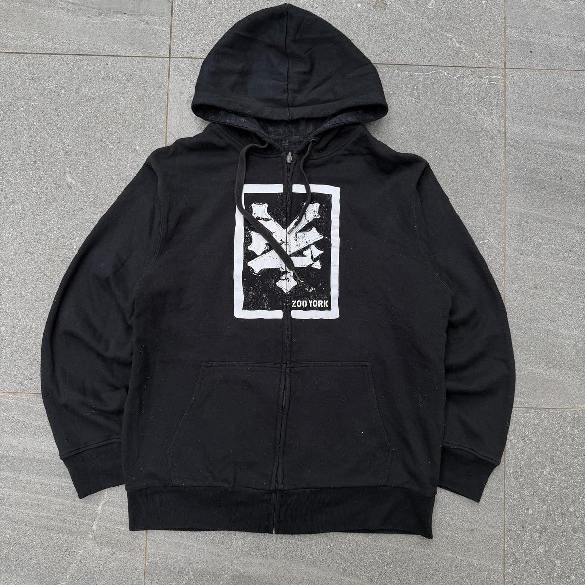 zoo york og stamp logo zipup - M