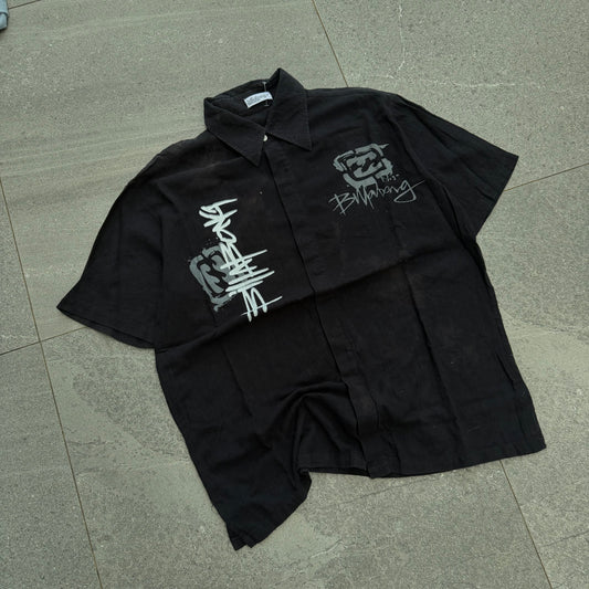 billabong button up - L