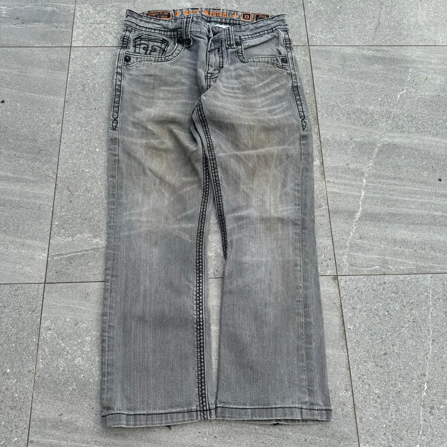 GRAAAIL CONCRETE WASH ROCK REVIVALS - 33x28”