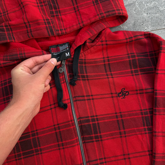 certified grail. southpole plaid zip (beautiful) - M