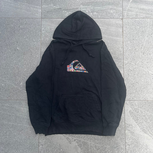 quiksilver flag hoodie - L