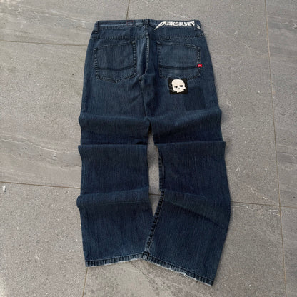 quiksilver patchwork bootcuts - 34x33”