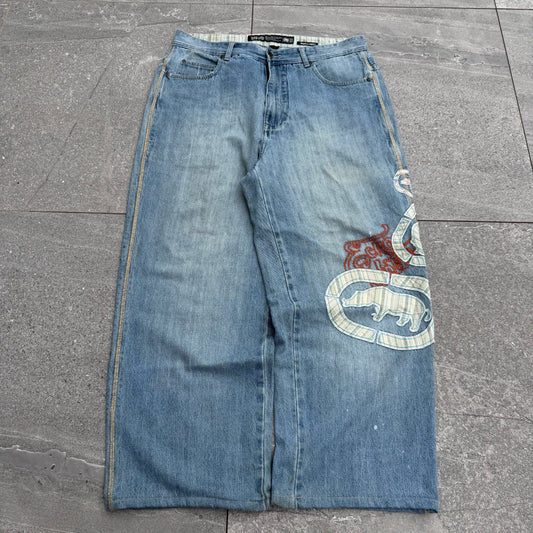 grail ecko side hits - 35x28” (41” outseam)