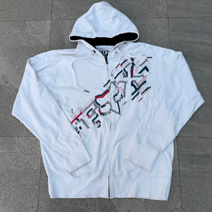 fox deconstruct zipup - L