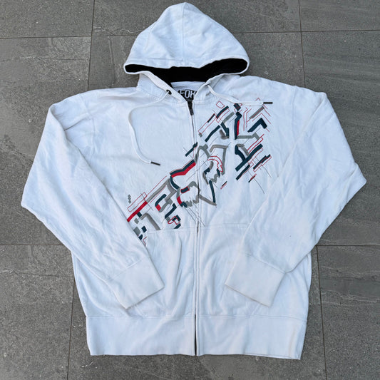 fox deconstruct zipup - L