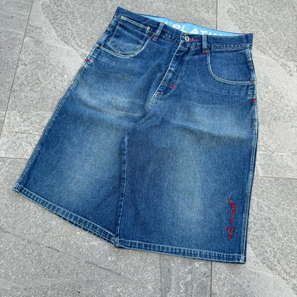 hard fubu jorts - 34x14”