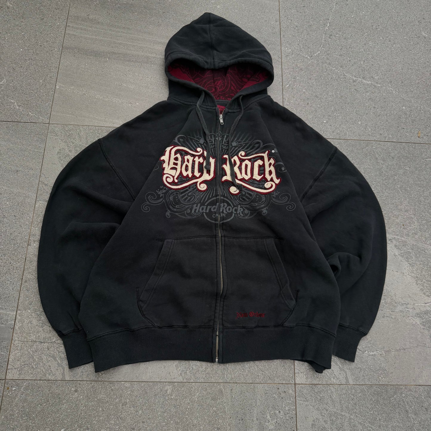 graillll hard rock hoodie - XL