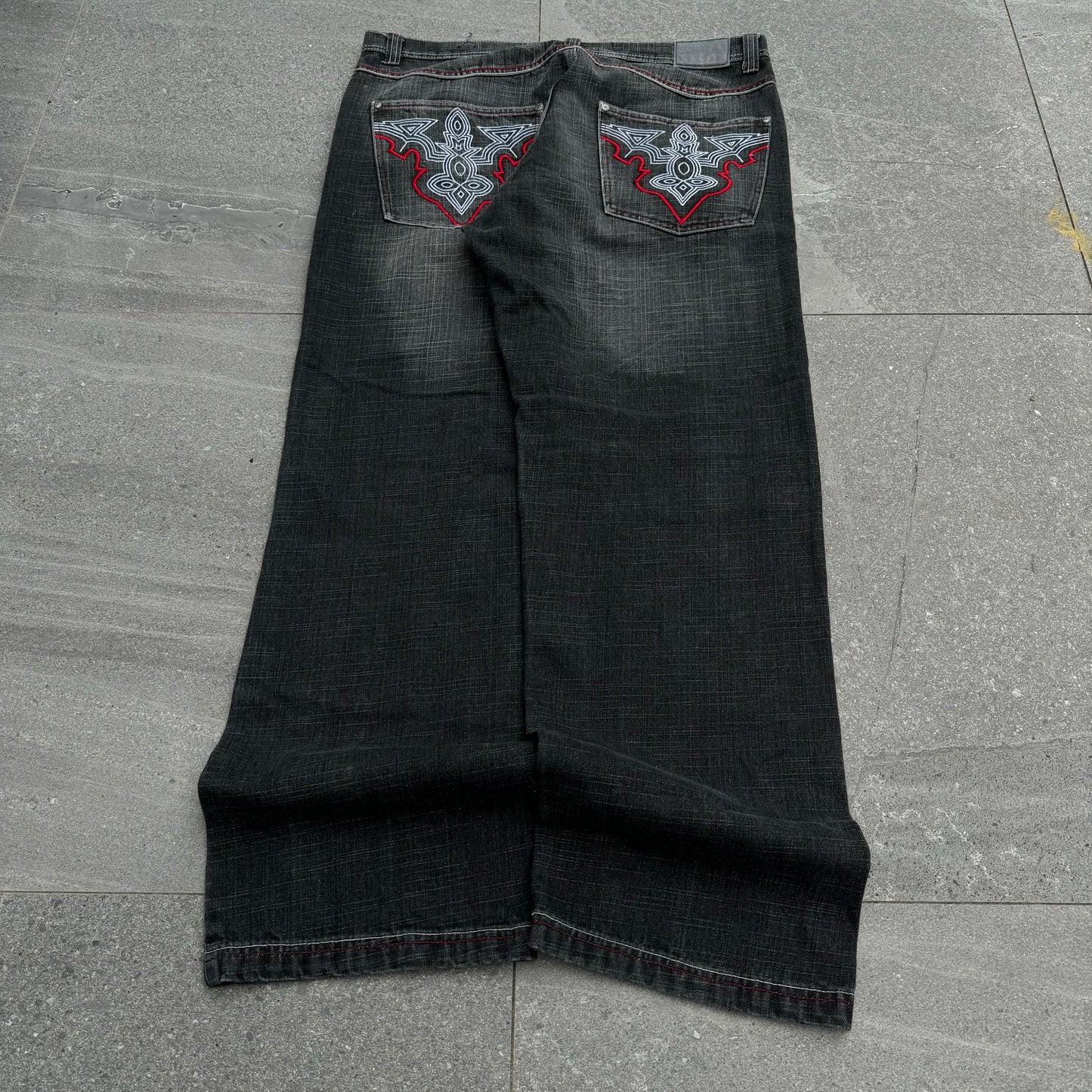 wild exa black fade jeans - 40x33”