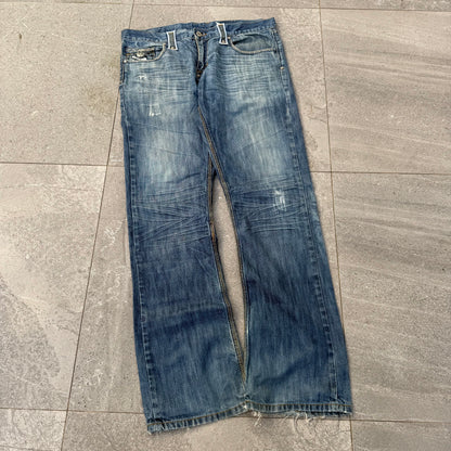 blac label winged bootcuts - 38x34”