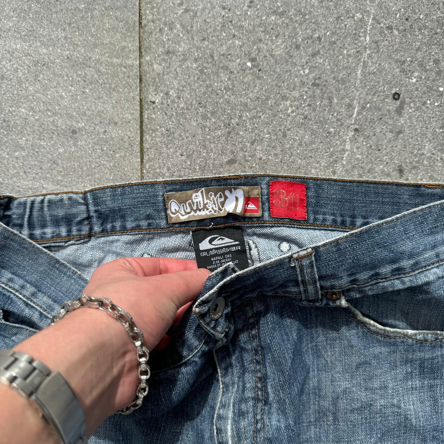 quiksilver spellout jeans - 34”