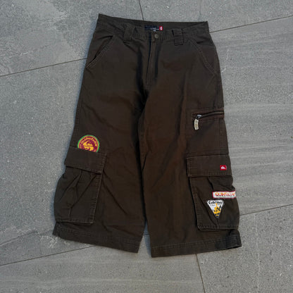 3/4 length quiksilver shorts - 34”