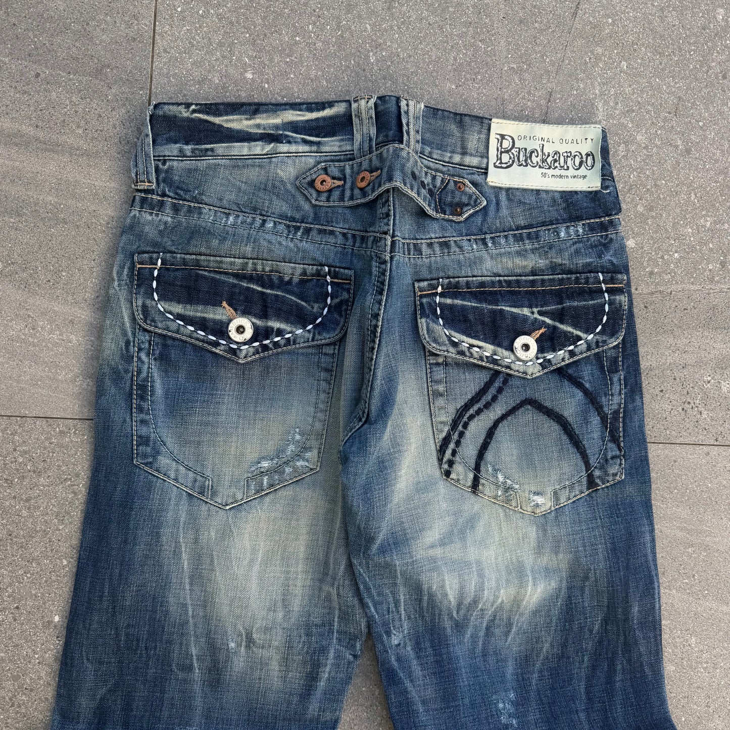 japanese buckaroo bootcuts - 32x32”