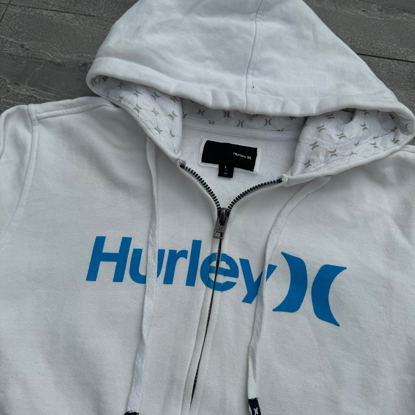 hurley hoodie - L