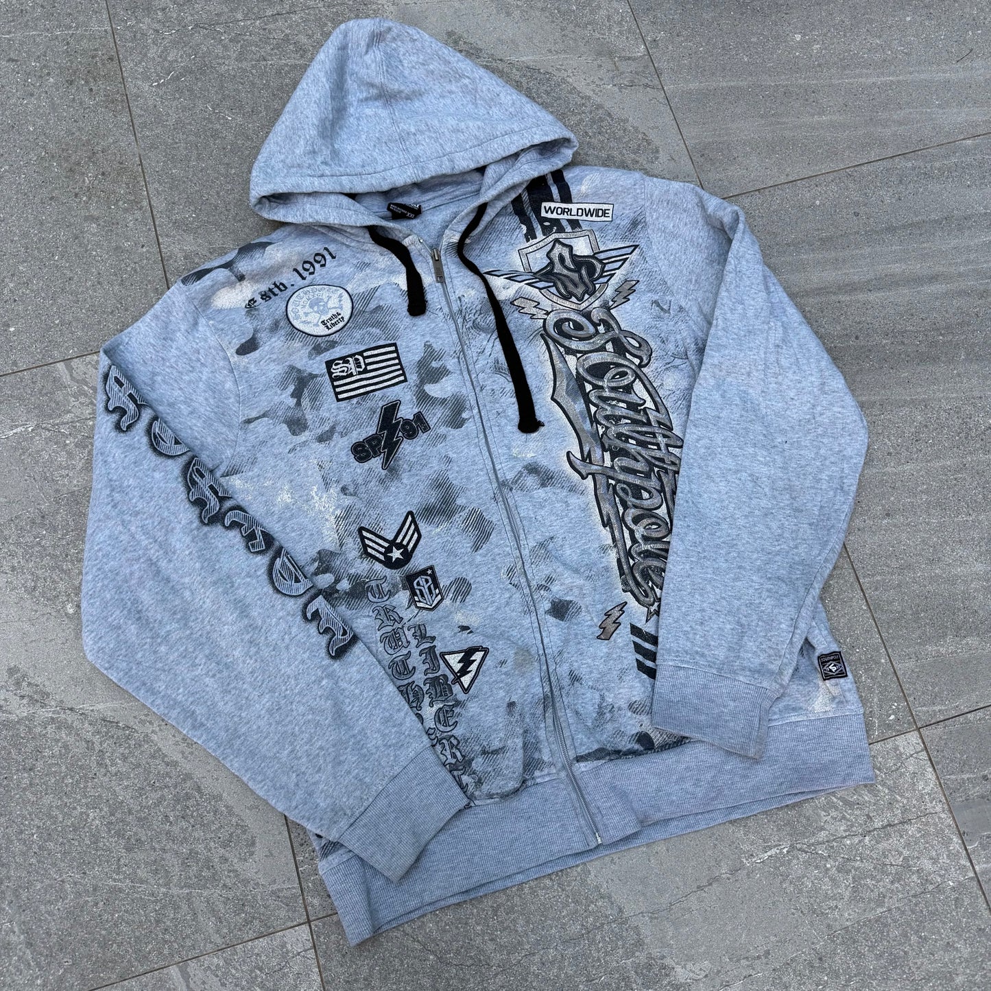 southpole emblem zip - L
