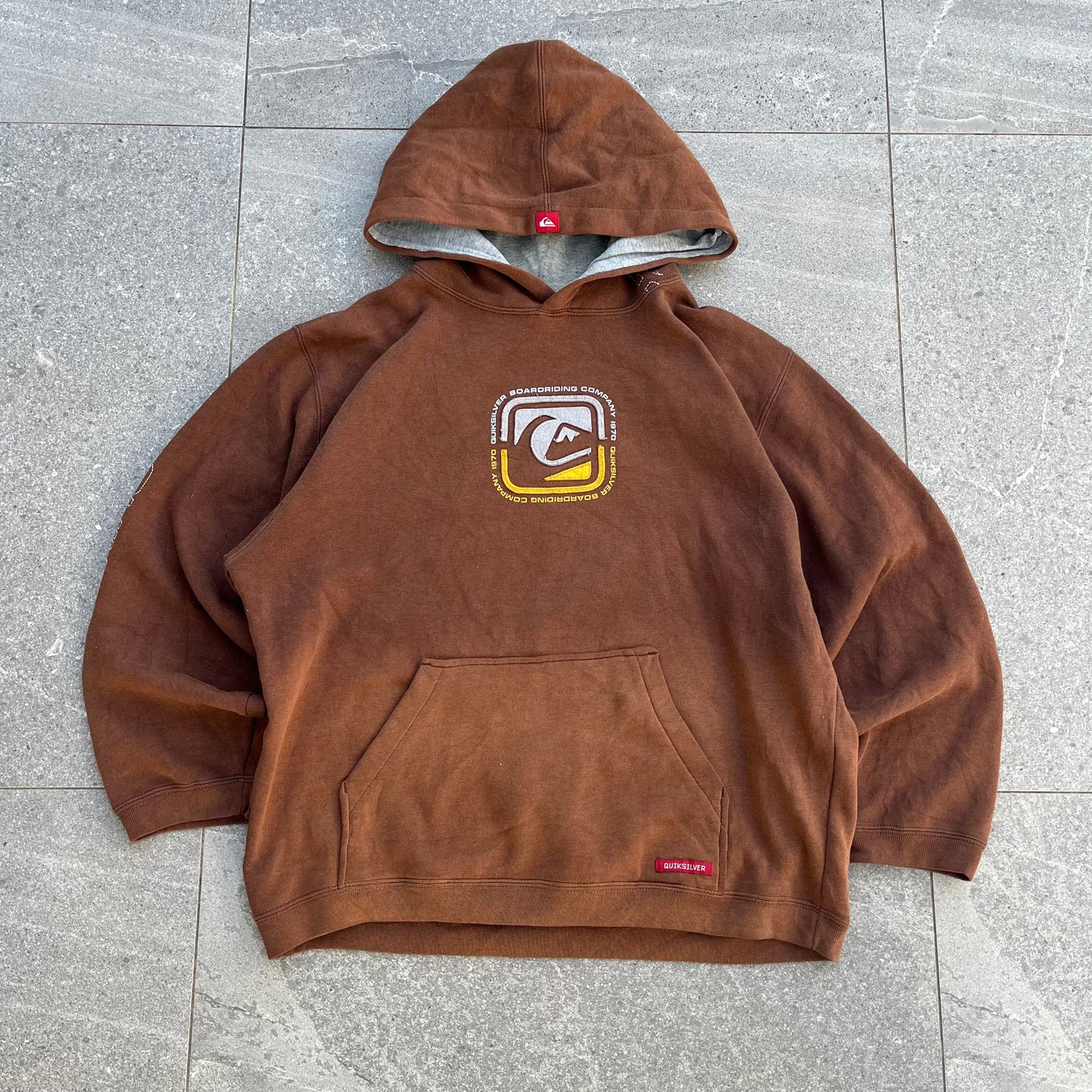 autumn spec quiksilver hoodie - S