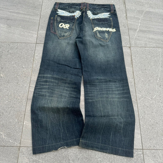 fat oririn flares - 33x28”