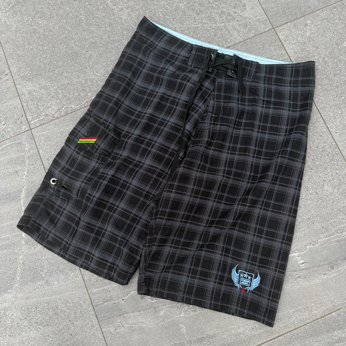 billabong plaid back hits - 33”