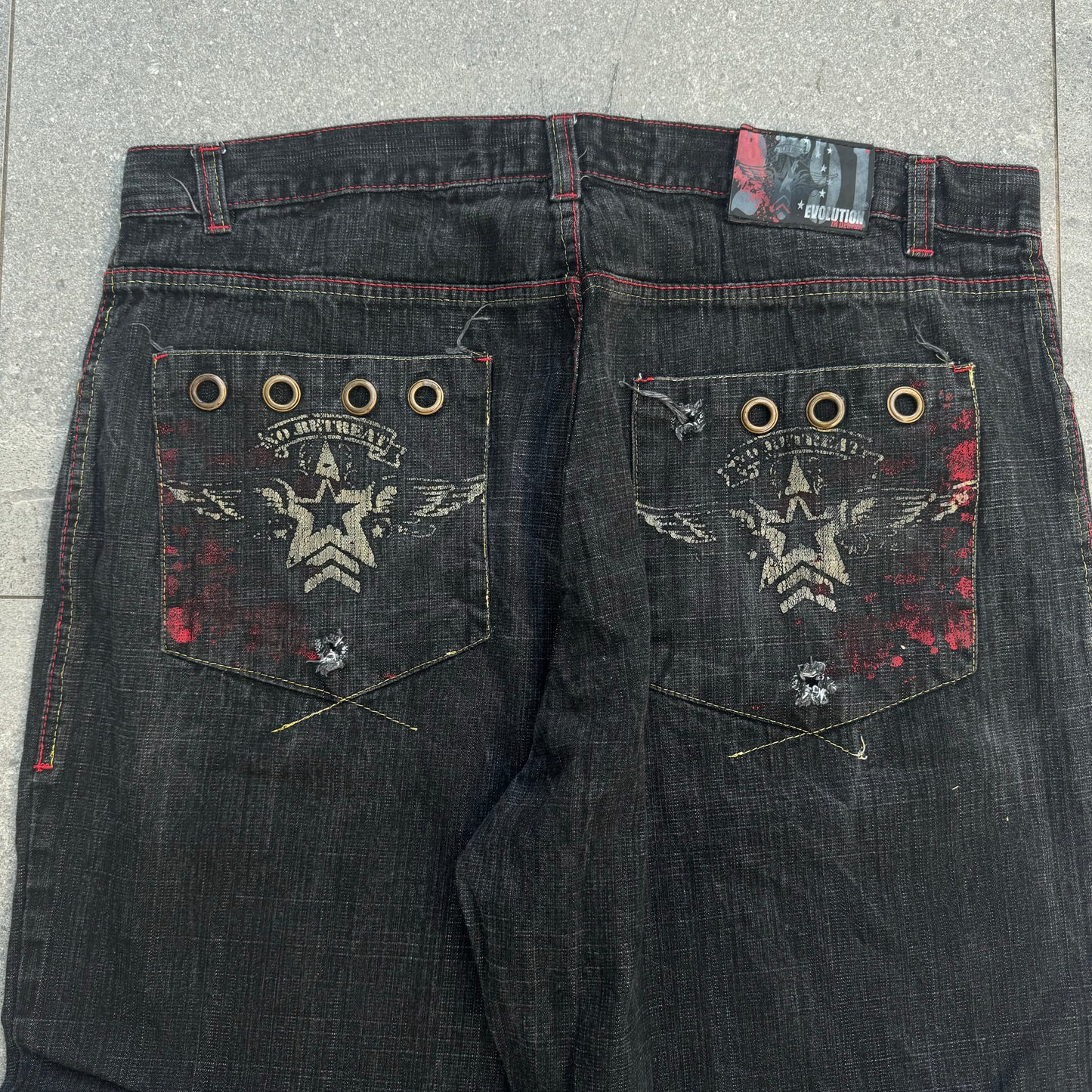 goated evolution southpole jeans - 40x32”