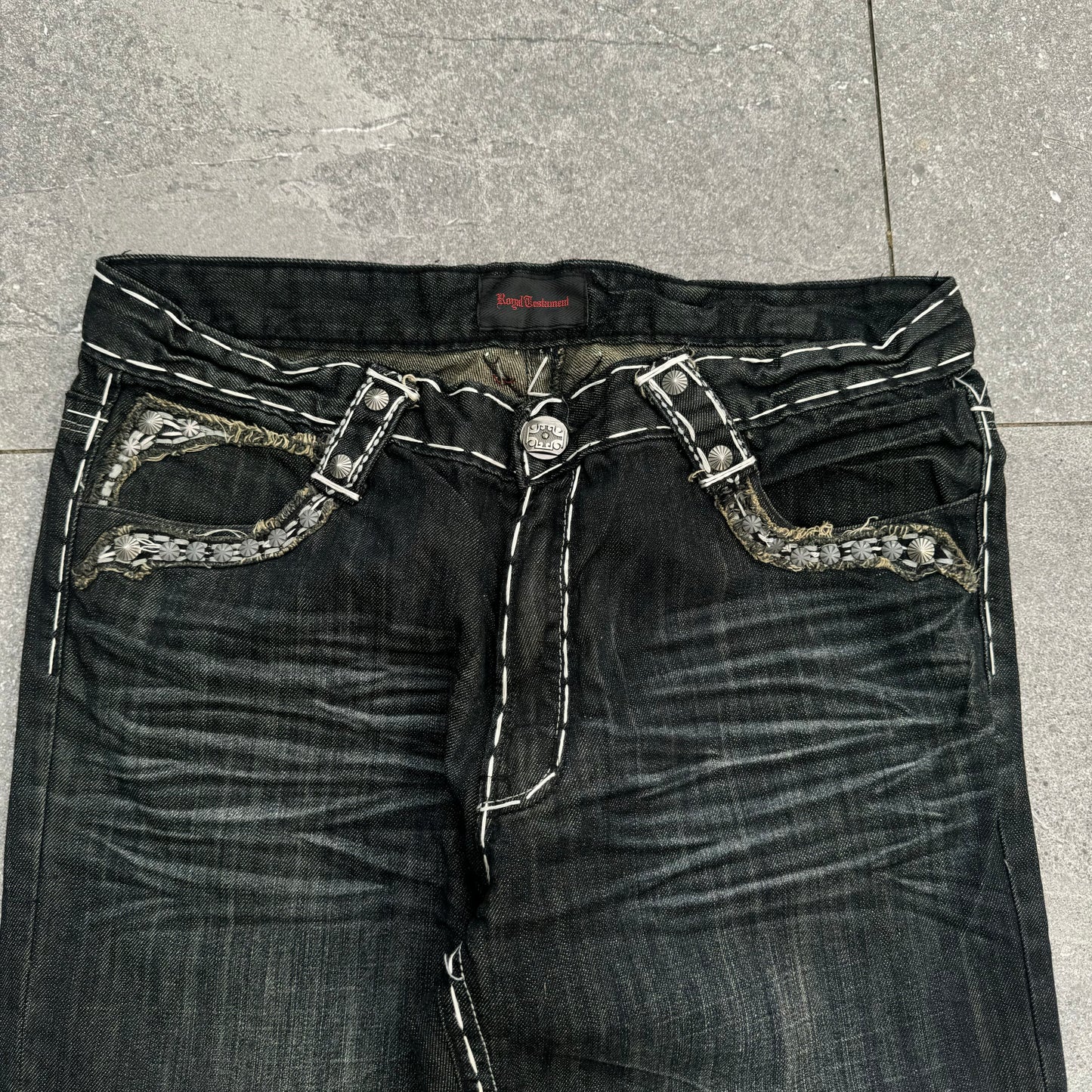fucking insaneeee raw denim RT jeans - 36x32” the quality is nuts