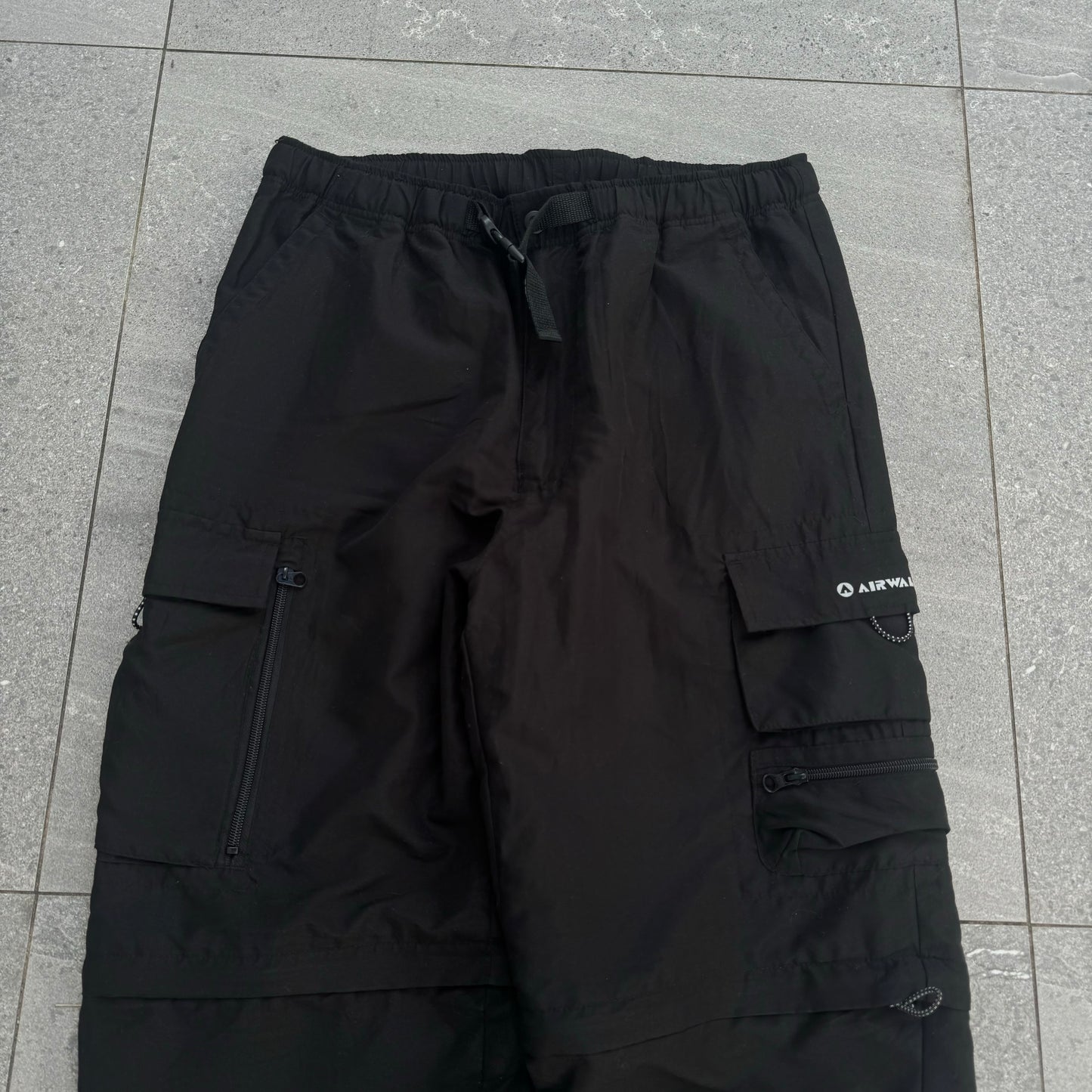 grail airwalk double zip off track pants 34x31”