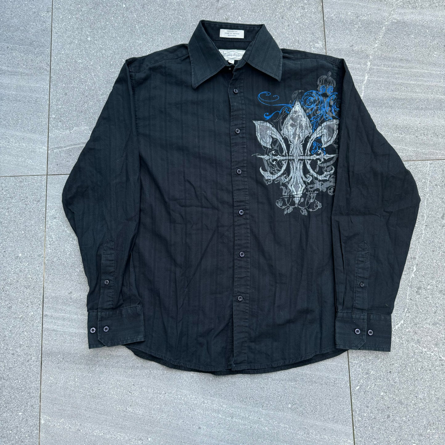y2k button up - S