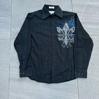 y2k button up - S