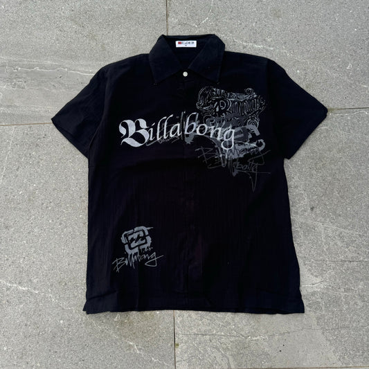 black billabong shirt - M