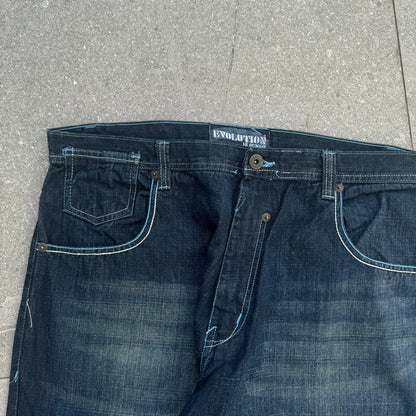 huge evolution jeans - 40x32”