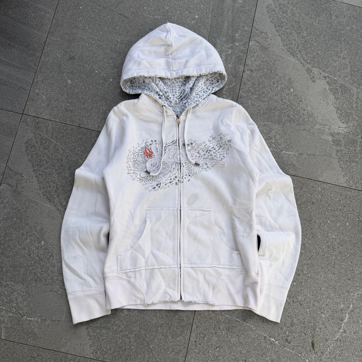 absolutely BEAUTIFUL reversible volcom hoodie 🐐 - womens M