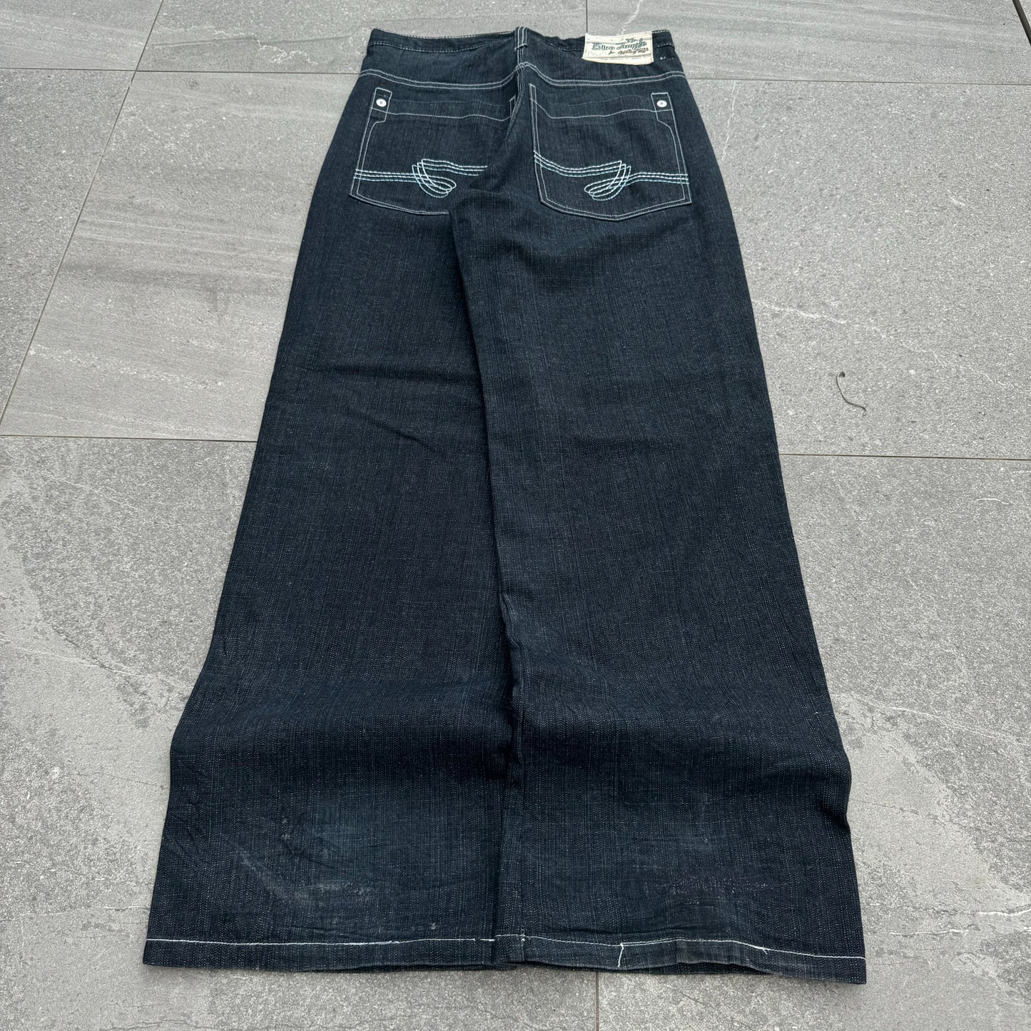 FLOOOODED 5IVE JUNGLE JEANS SO PHAT - 33x34”
