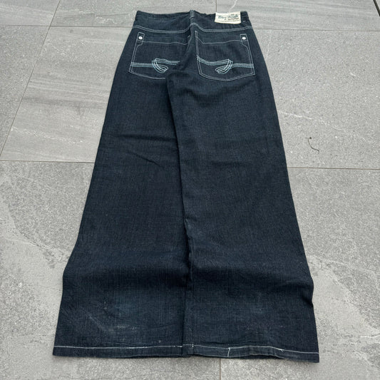 FLOOOODED 5IVE JUNGLE JEANS SO PHAT - 33x34”