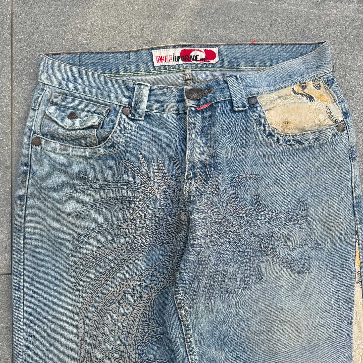 absolutely gorgeous take2 japanese jeans - 35x33”