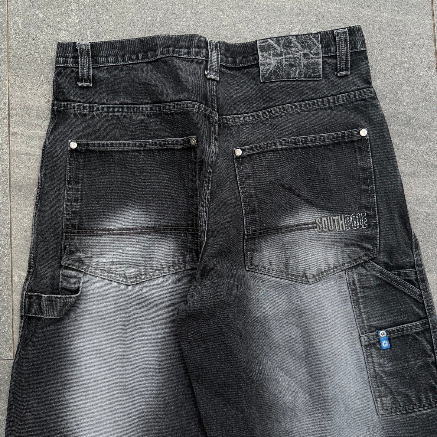 grail blue tab jorts - 34”