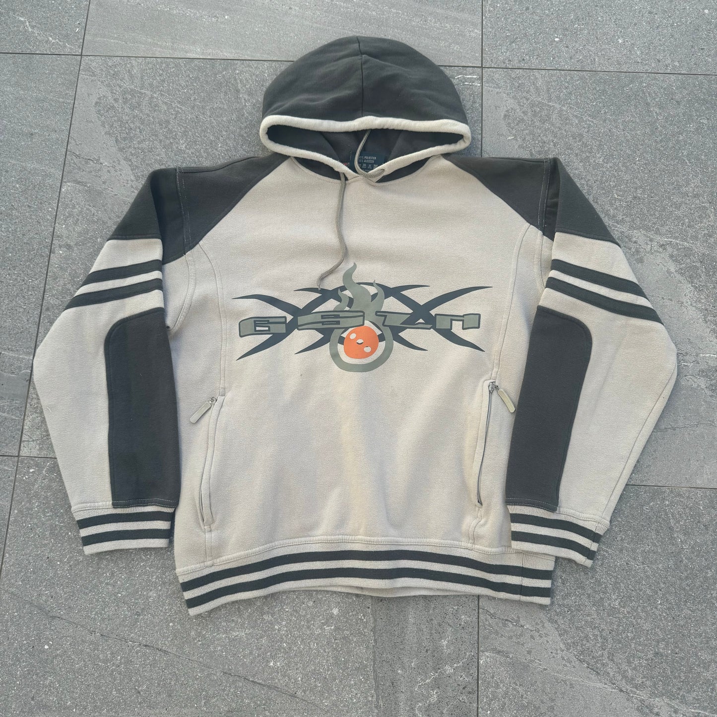 insane panelled gasolina hoodie - M