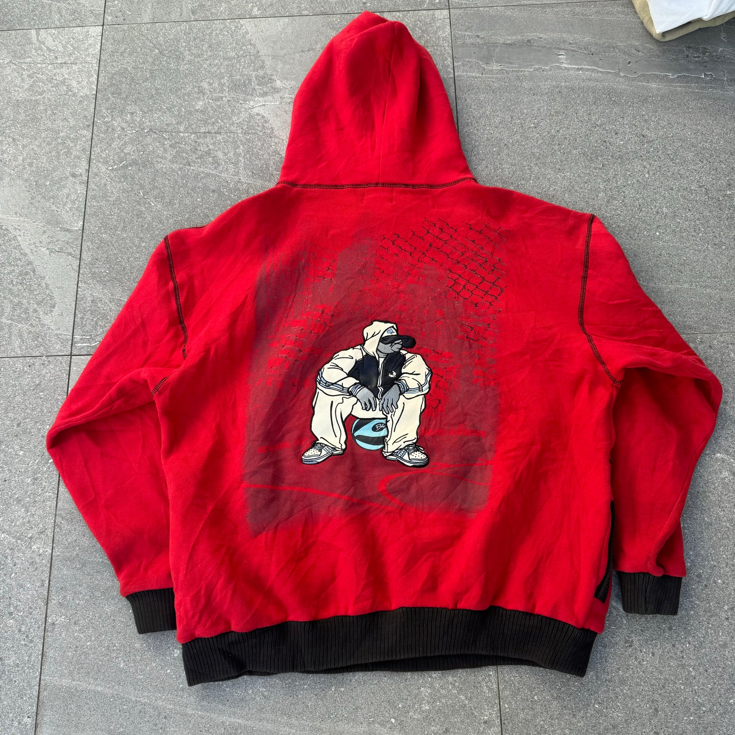 SOHK velcro balaclava hoodie (look at the pics) - XL