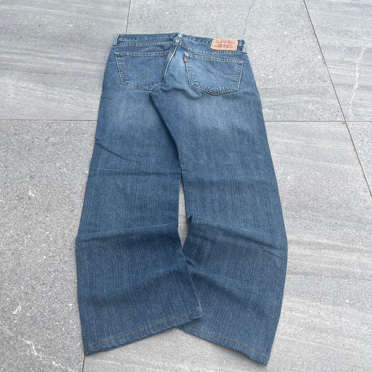 clean asf levi bootcuts - 32x34”