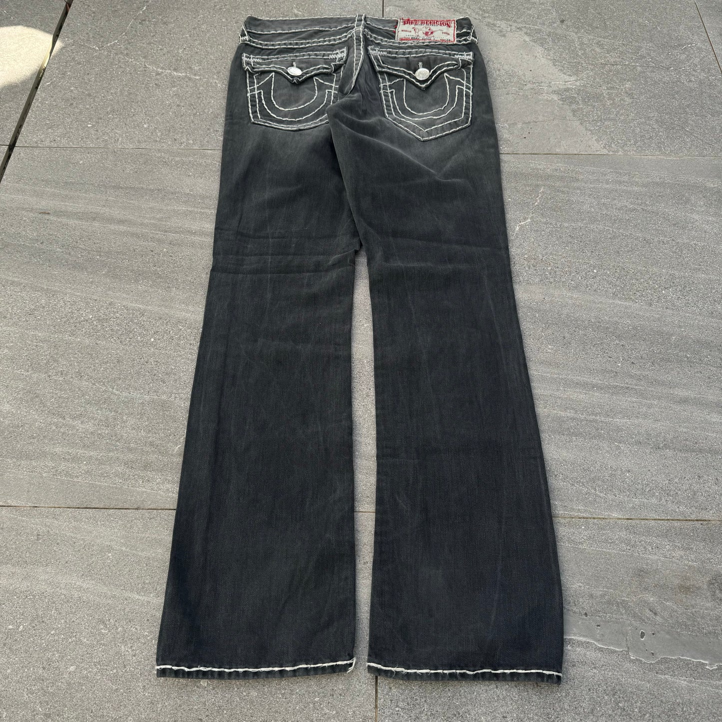 faded truey bootcuts - 34x34”