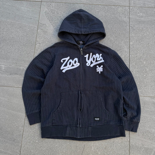 grail pinstriped zoo york hoodie - S
