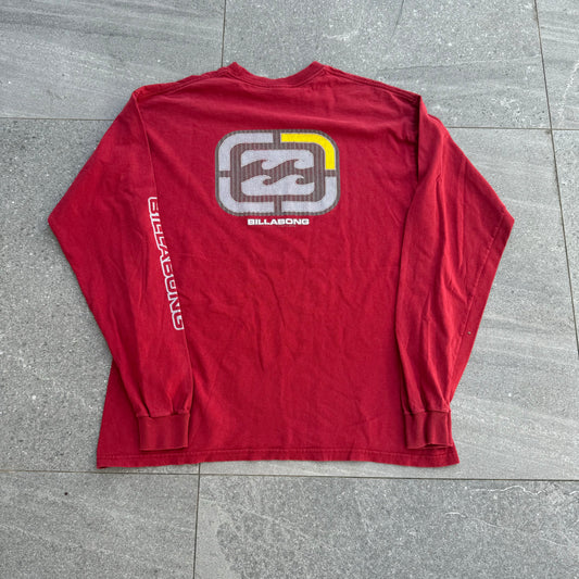 quad hit billabong longsleeve - L