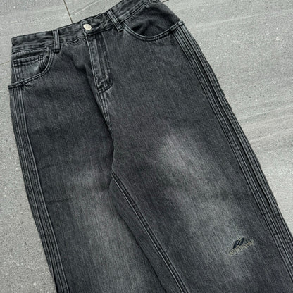 mason price stripe jeans - 27x25”