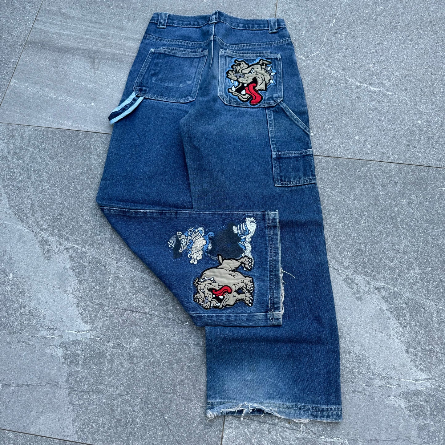 insanely hard bulldog jeans - 28x25”