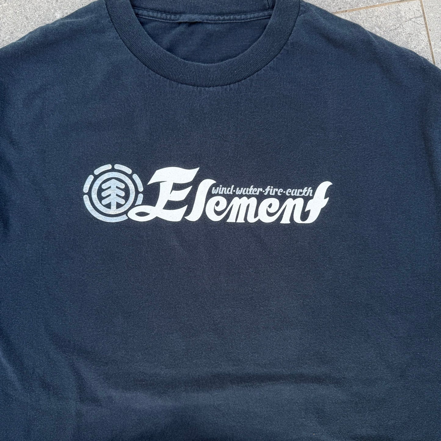 element vintage text tee - XL