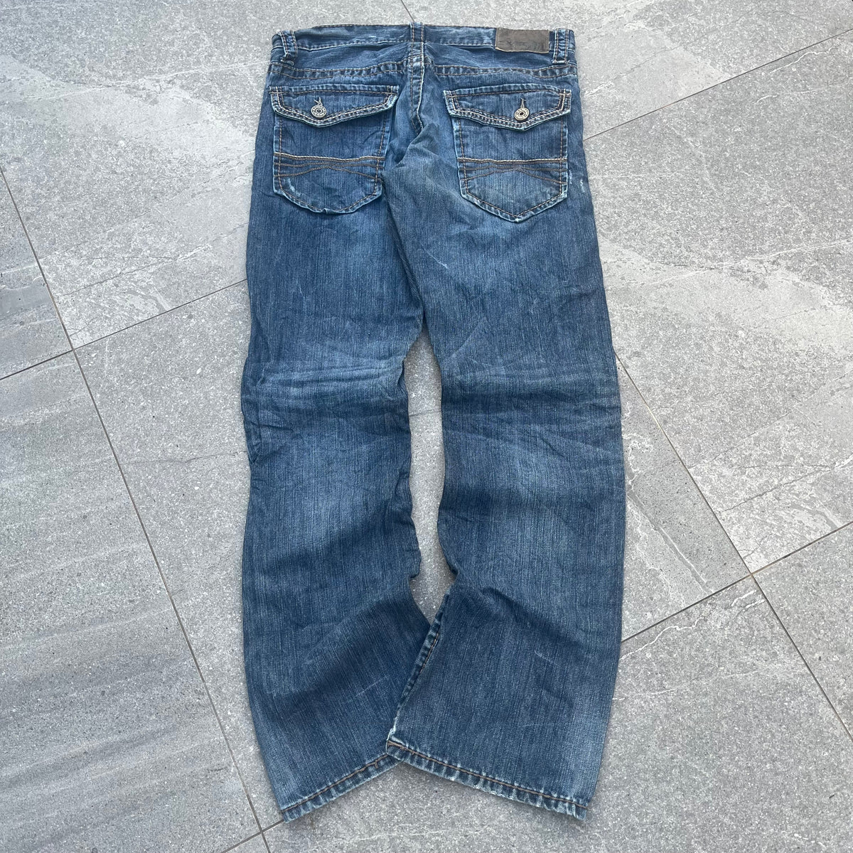 express perfectly distressed bootcuts - 33x31”