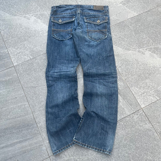 express perfectly distressed bootcuts - 33x31”