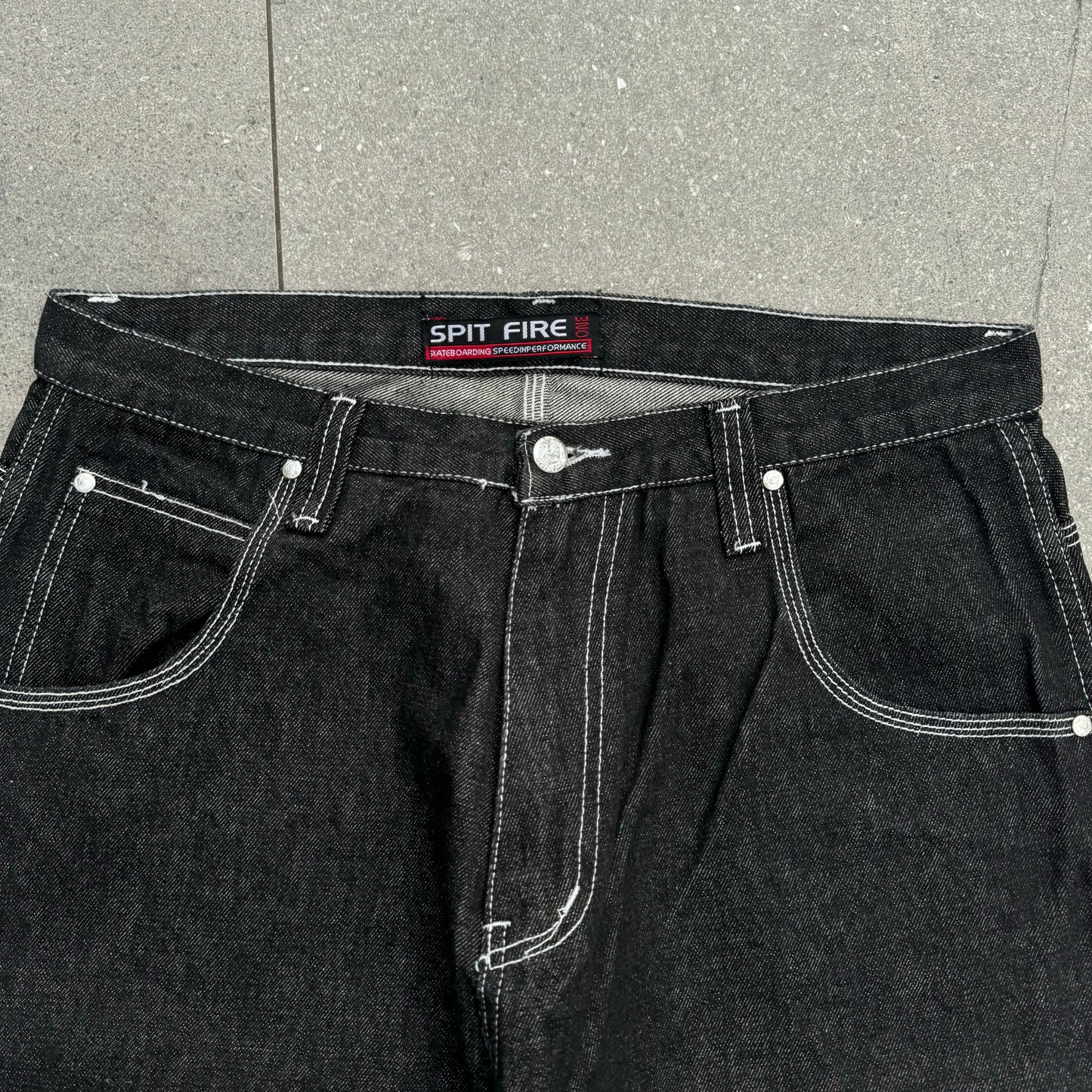 GRAIL OG 00s SPITFIRE JEANS (insane fit) 35x31”