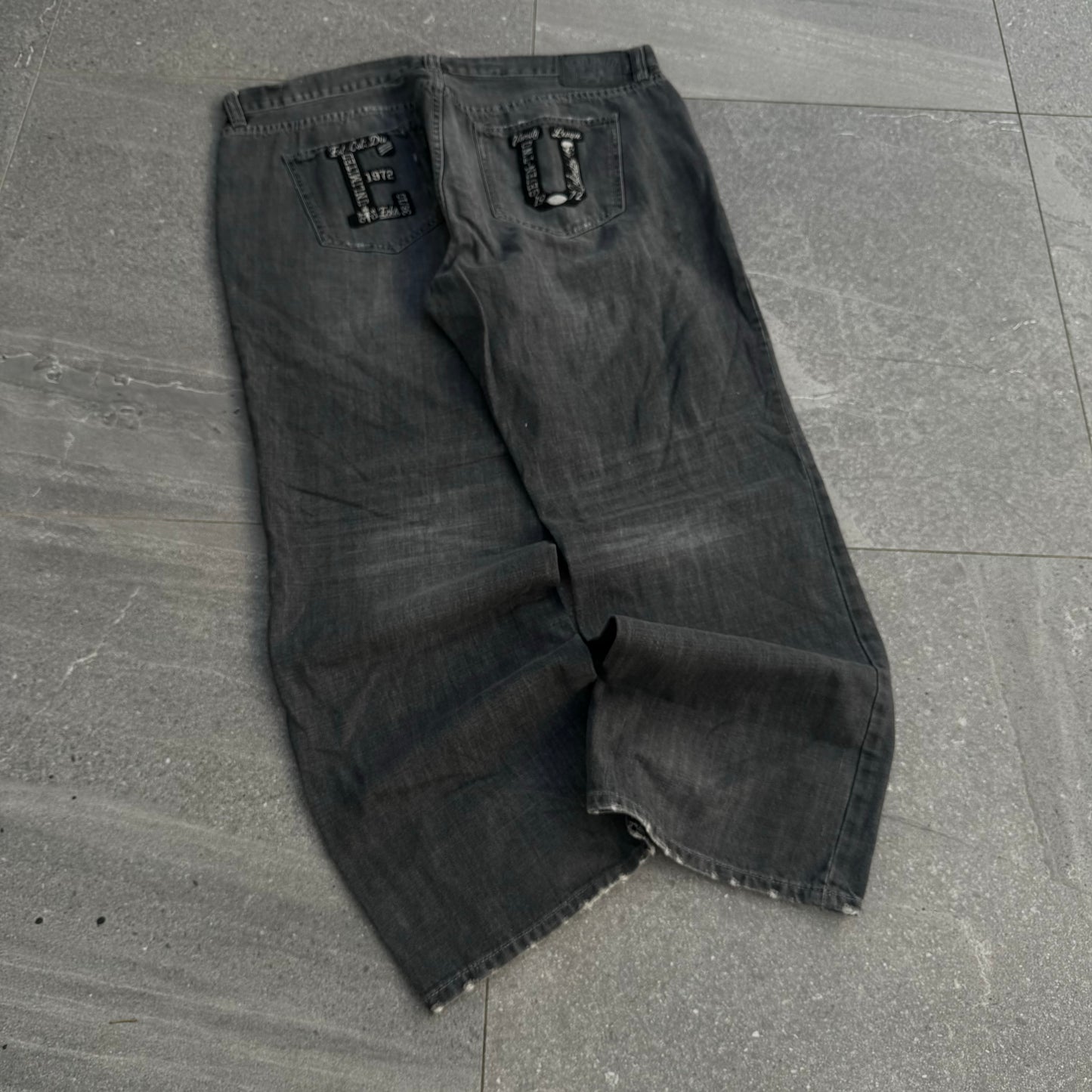 gangstaaaaa patchwork ecko jeans - 42x31”